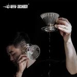 دیپر قهوه شیشه ای دسته دار بمبر Bomber مدل ELF چهار کاپ - تصویر 5