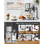 اسپرسو ساز Wtrtr مدل ‎WTR-5180 6-in-1 - تصویر 3