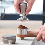 تمپر قهوه آمپولی استیل سایز 51 خاکستری مات - تصویر 3