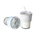 ماگ قهوه شیشه ای نی دار  Gorgous حجم 400 میلی لیتر - تصویر 5