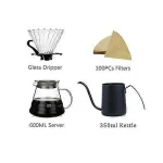 ست قهوه‌ساز دستی 4تکه V60 قابل‌حمل - تصویر 3