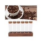 دوزینگ قهوه 6 عددی همراه استند چوبی - تصویر 3