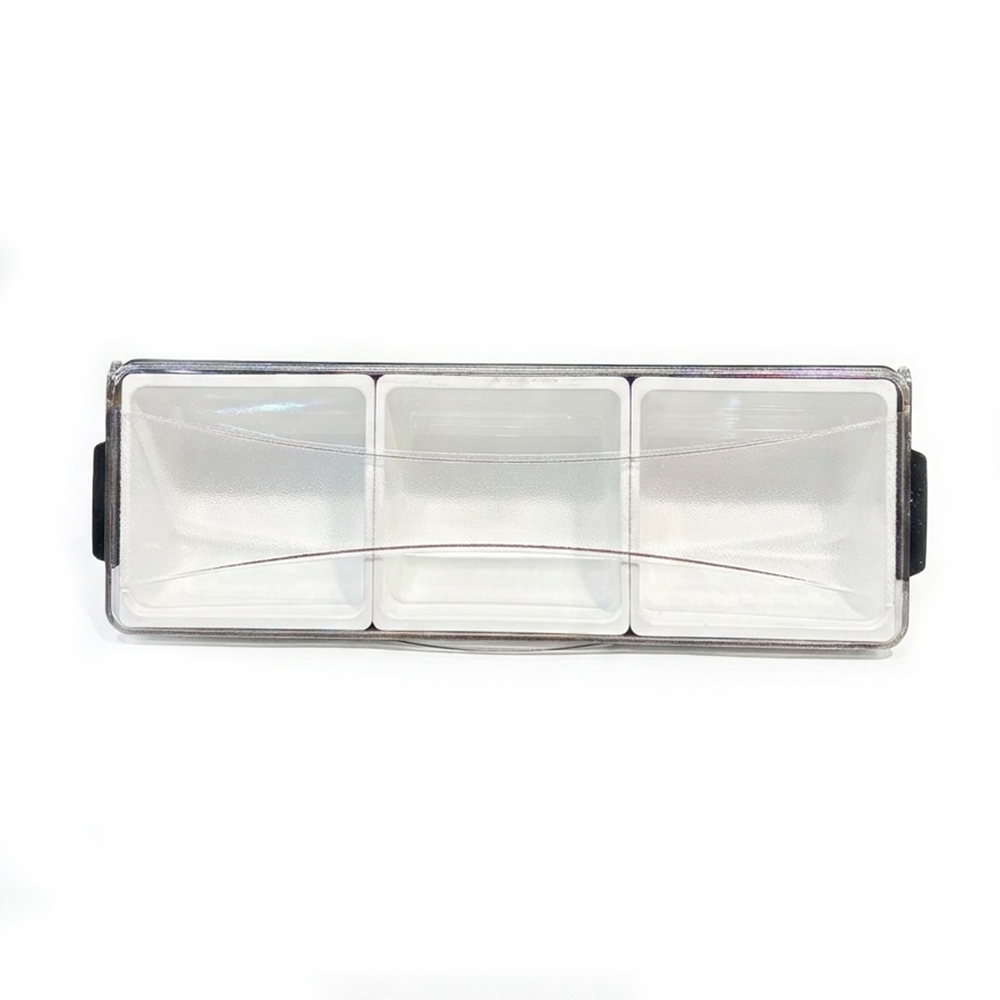 3خانه گارنیش باکس 3 خانه پلاستیکی مدل GSE-03 - تصویر 1