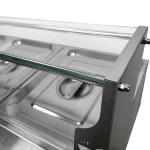 هات بنماری رومیزی با رف شیشه ای ۳ لگنه مدل OT-BM-3 - تصویر 4