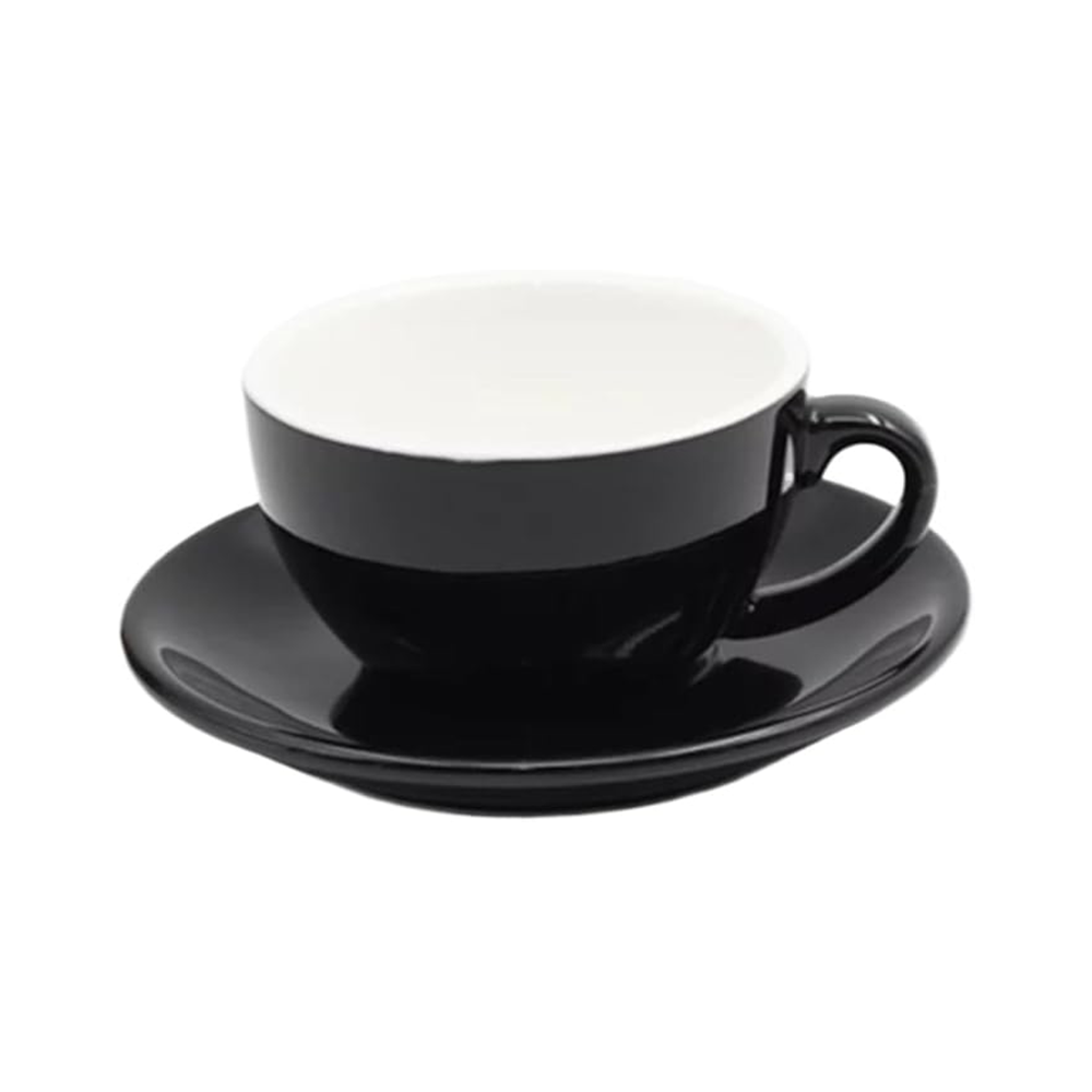 فنجان و نعلبکی لته رنگ مشکی حجم 300 میلی لیتر1 فنجان و نعلبکی لته رنگ مشکی حجم 300 میلی لیتر - تصویر 1