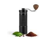 آسیاب دستی قهوه تنظیم درجه بدنه ضدلغزش رنگ مشکی - تصویر 5