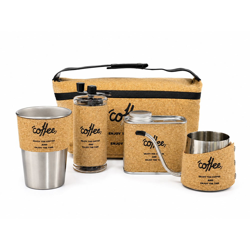 ست کمپ1 ست کمپ کیف دار 5 تکه کافی Coffee - تصویر 1